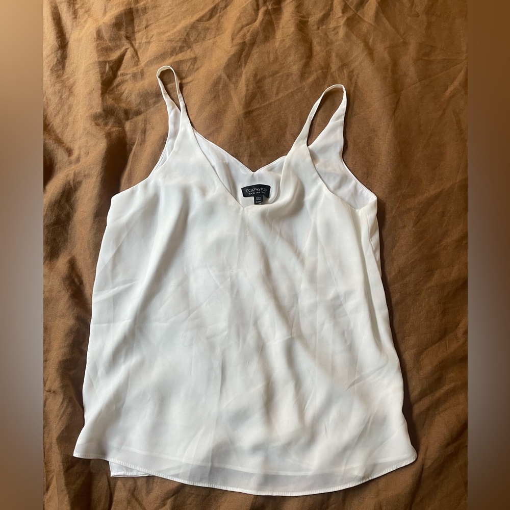 Topshop Ivory Women's Camisole